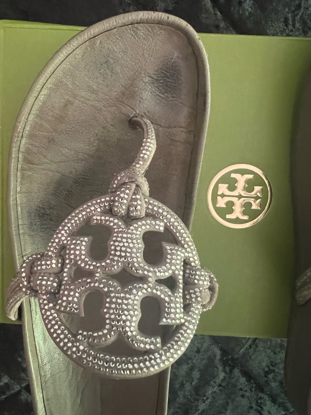Tory Burch Miller Cloud Knotted Pave sandals - Picture 5 of 6